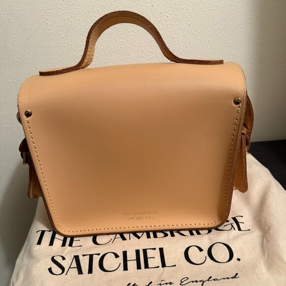 Cambridge Satchel Company Traveller Bag Review! - Fashion  The Cambridge Satchel Company - Traveller Bag - Color Biscuit/Beige